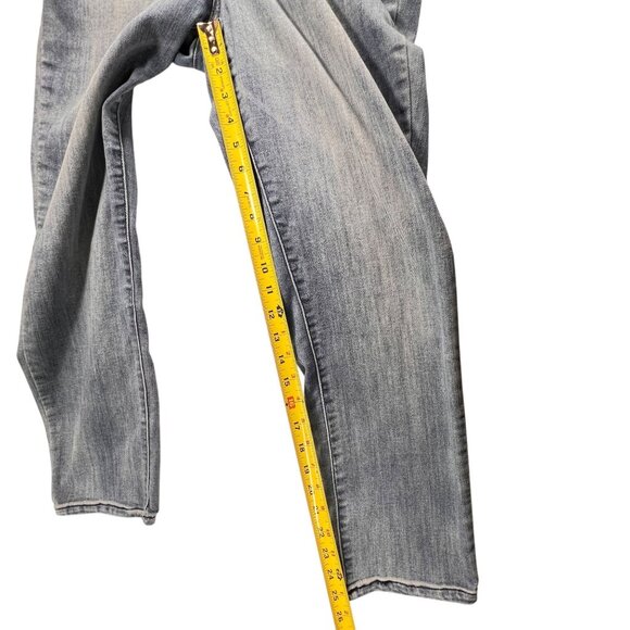 Democracy Blue Jeans Ab Technology Stretch Denim Womens Sz 10 Pockets - Picture 14 of 16